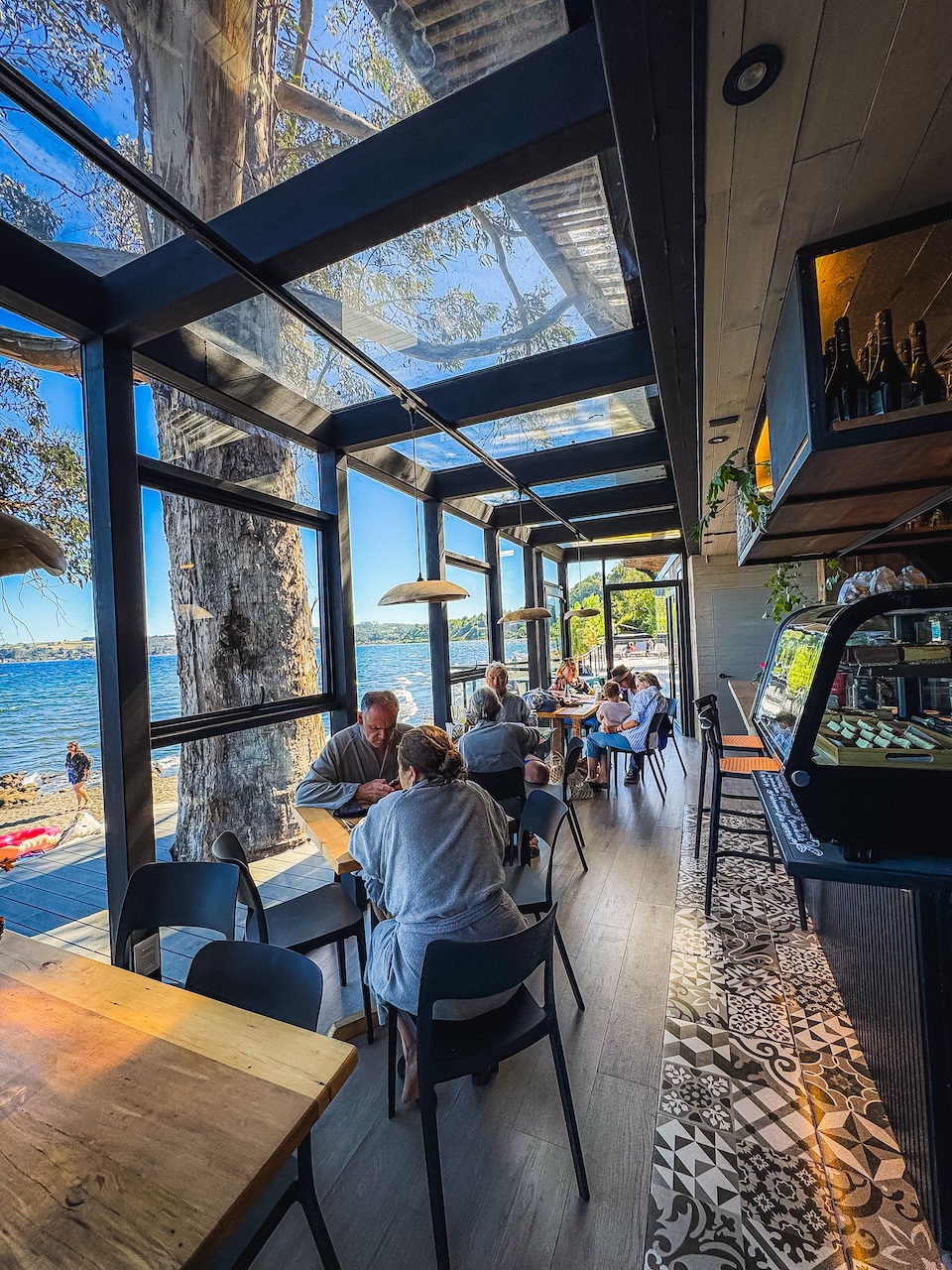 Interior de la cafetería Cancagua
