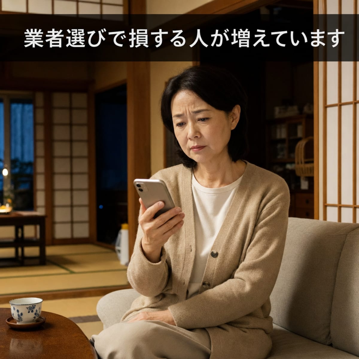 業者選びで損する人