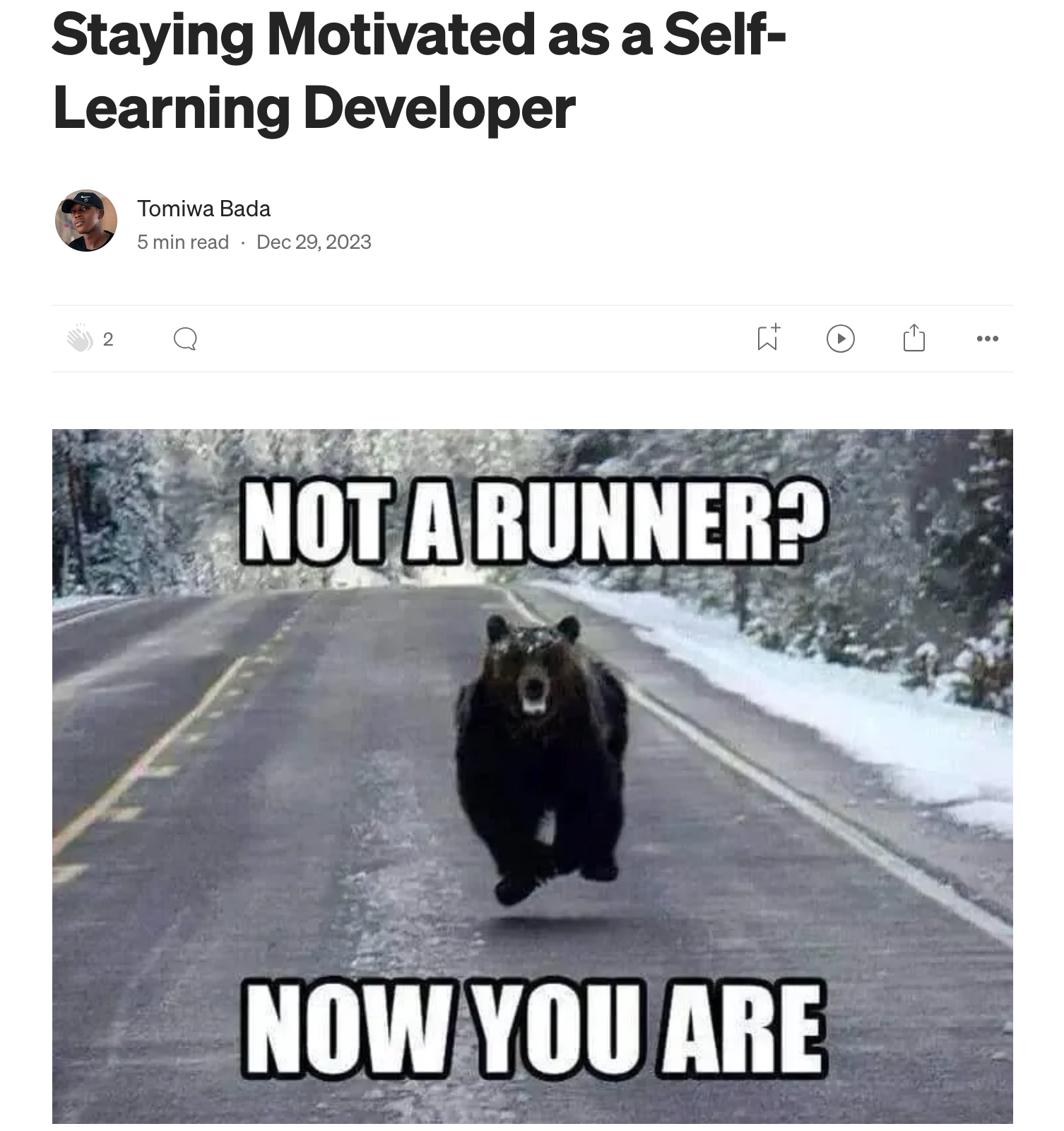 Staying Motivated as a Self Learning Developer
