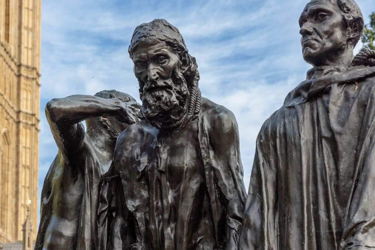 Rodin's The Burghers of Calais in London