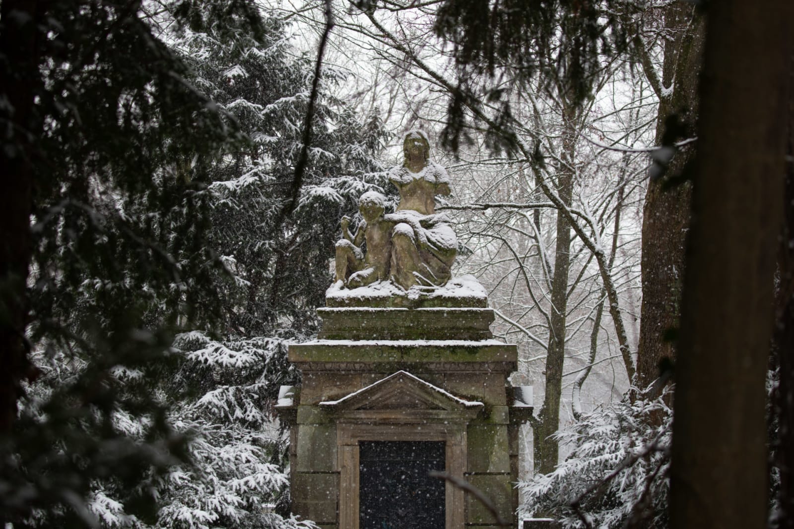 Mother and Child atop Mausoleum
