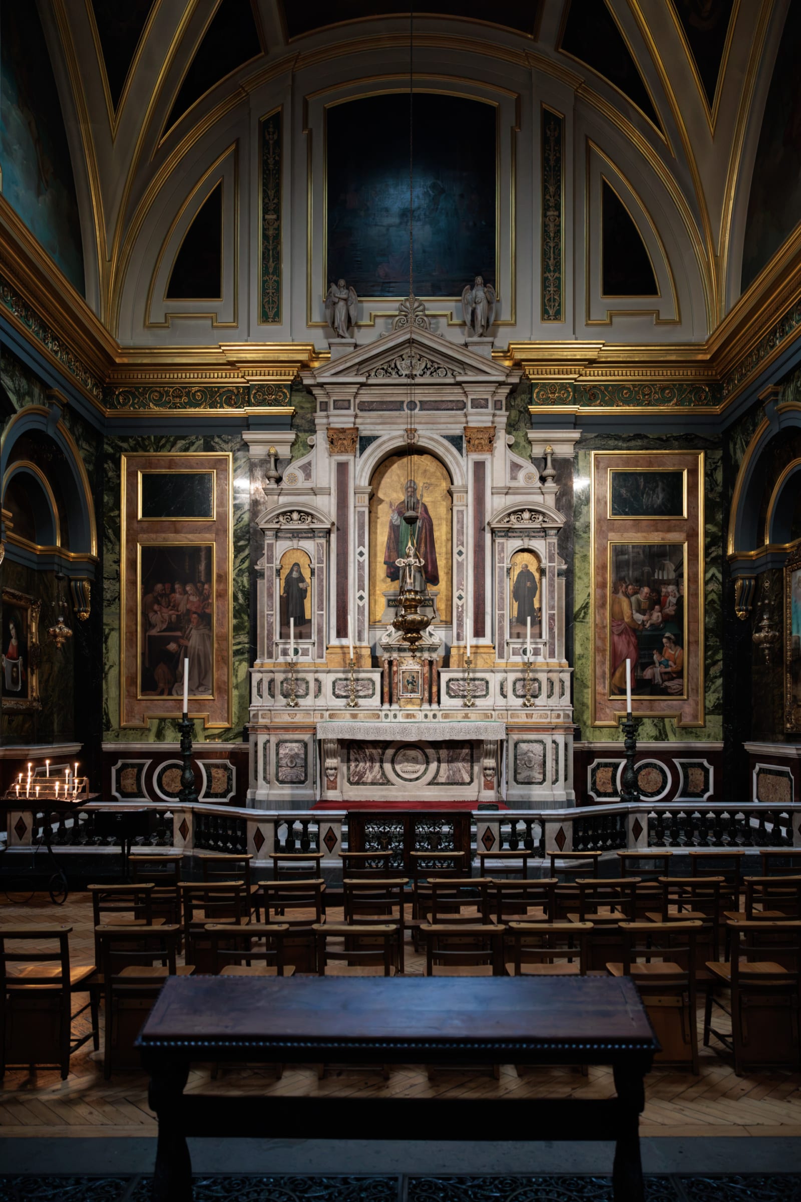 Side Chapel with Marble Altar