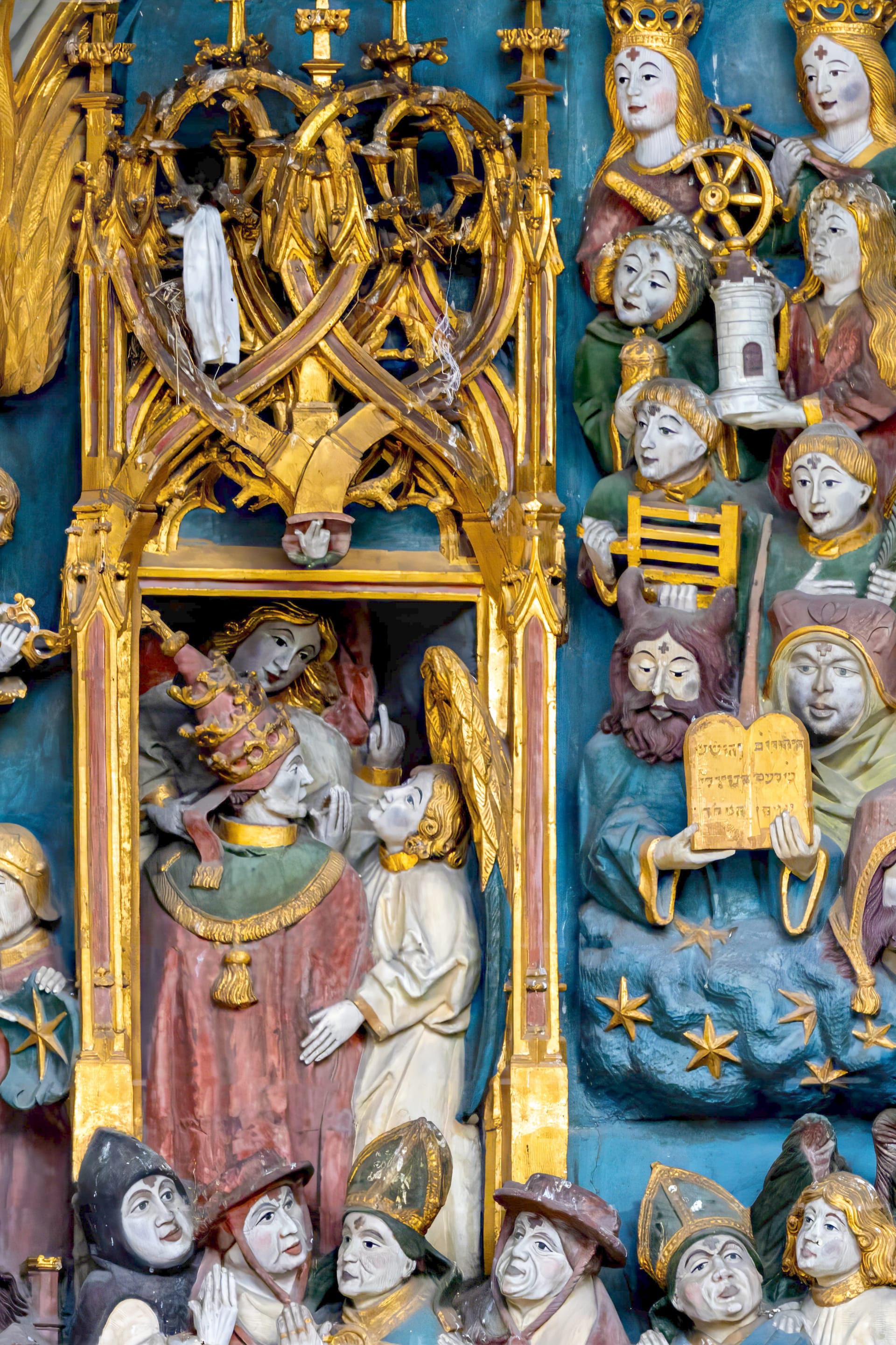 Close-Up of the Saved and Heavenly Architecture