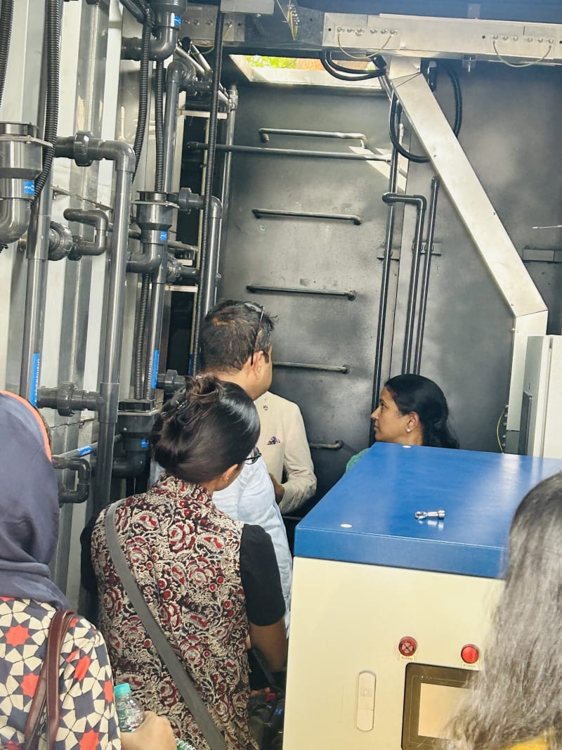 Inside the on-site, sewer-free treatment system
