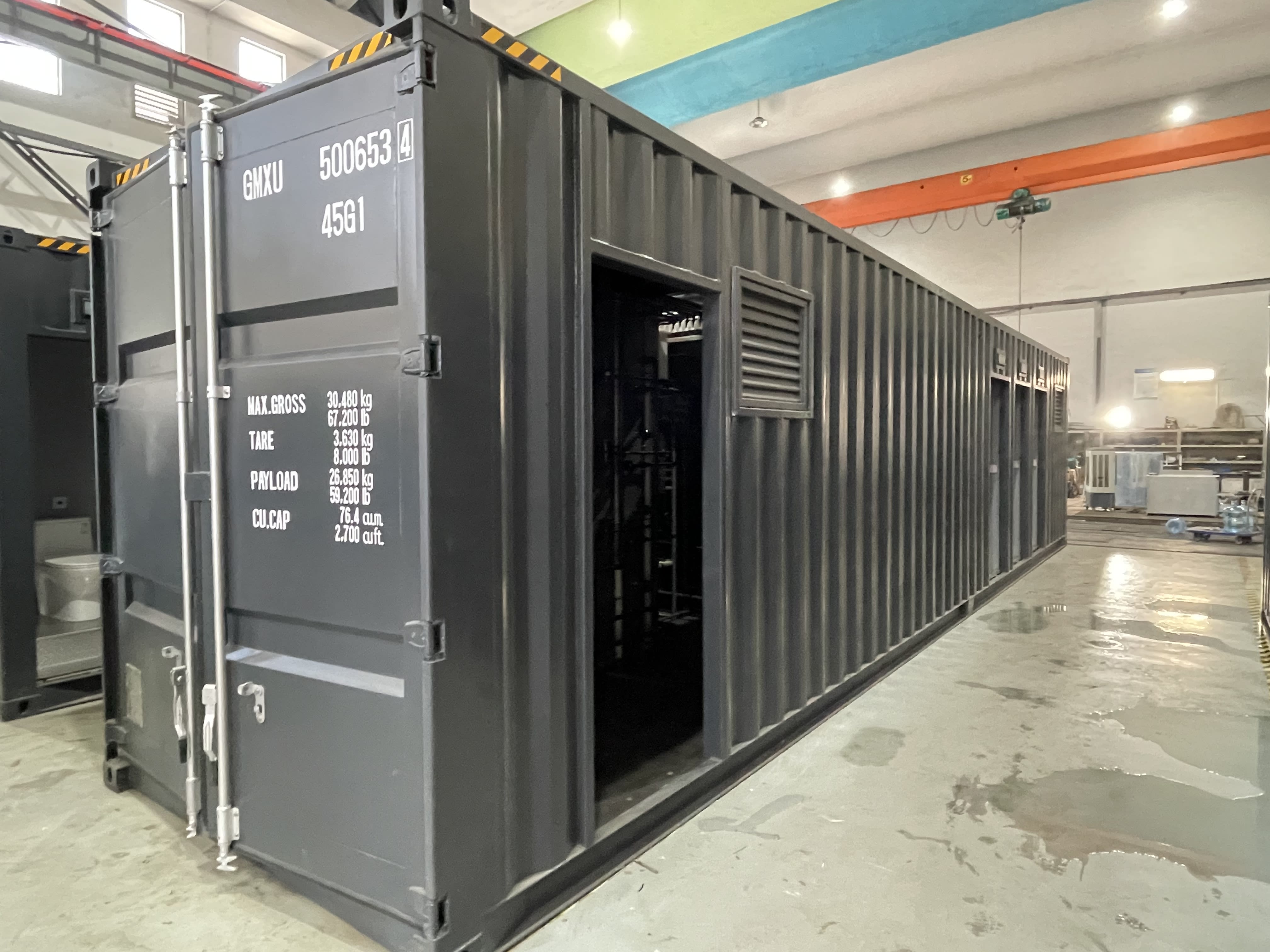 40ft B-CRT Unit - EcoSan Factory