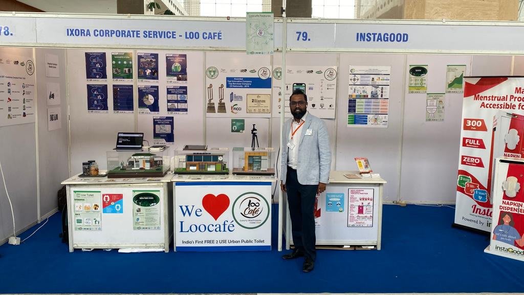 LooCafe Exhibition Booth at Industry Conference
