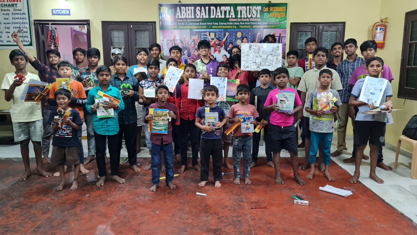 DRNF team gathering - volunteers and staff celebrating community impact and social service