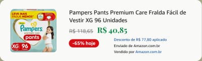 Pampers Premium Care XG 96un
