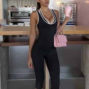 Casual two piece singlet top