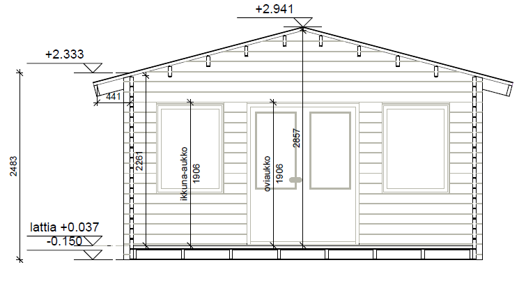 Gäststuga 20m2, Gårdshus, Friggebod - Övriga Gårdsbyggnader - 6424110256593 - 4