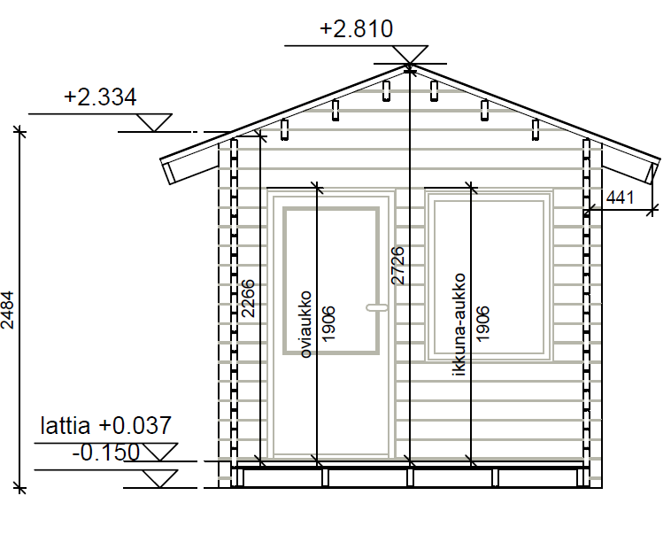 Gäststuga 7m2, Gårdshus, Friggebod - Övriga Gårdsbyggnader - 6424110256562 - 4