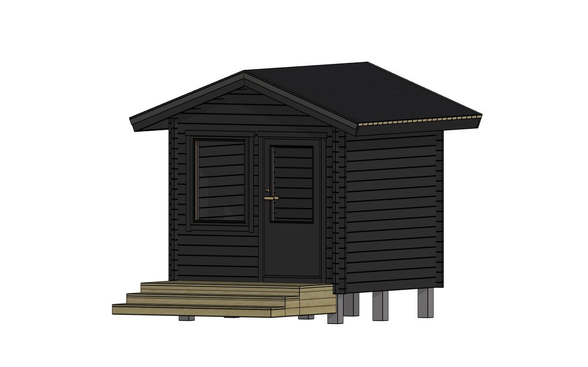 Gäststuga 7m2, Gårdshus, Friggebod - Övriga Gårdsbyggnader - 6424110256562 - 5