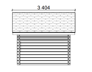 Hirsilato Rako S Pihavarasto 6,3m2 - Hirsiladot ja Pihaladot - 41005026 - 8