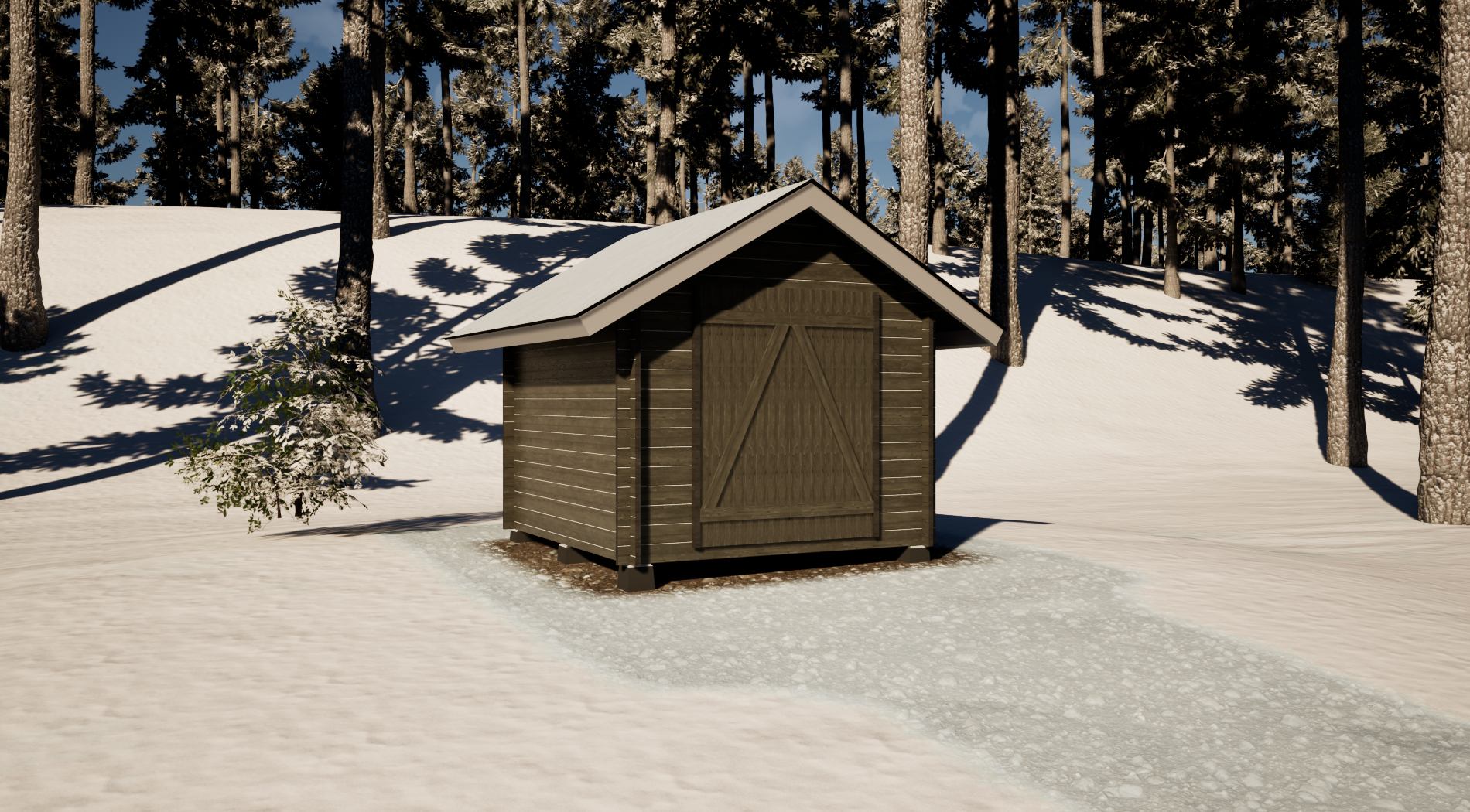 Hirsilato Suora S Pihavarasto 6m2 - Hirsiladot ja Pihaladot - 4100529 - 2