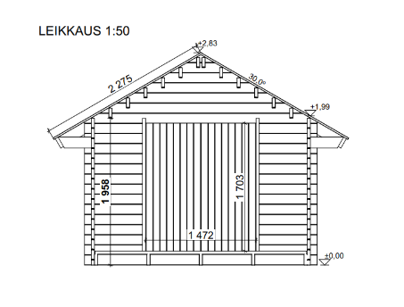 Hirsilato Suora M Pihavarasto 10m2 - Hirsiladot ja Pihaladot - 4100531 - 7