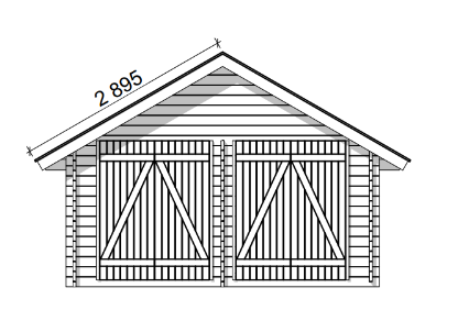 Hirsilato Suora L Pihavarasto 16m2 - Hirsiladot ja Pihaladot - 41005065 - 6