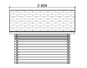 Hirsilato Umpi S Pihavarasto 6,2m2 - Hirsiladot ja Pihaladot - 41005027 - 9