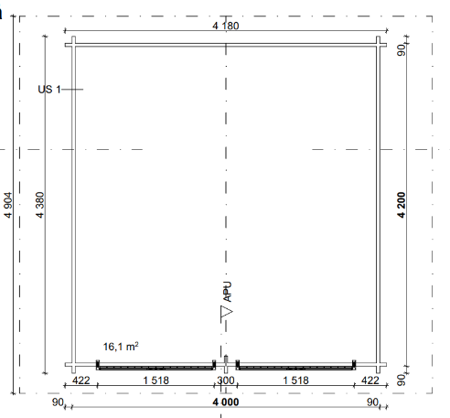 Hirsilato Umpi L Pihavarasto 16m2 - Hirsiladot ja Pihaladot - 41005010 - 6