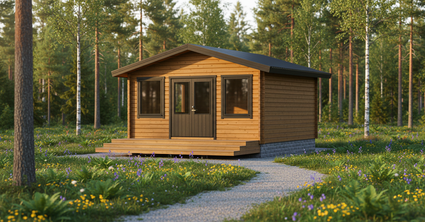 Gäststuga 20m2, Gårdshus, Friggebod - Övriga Gårdsbyggnader - 6424110256593 - 1