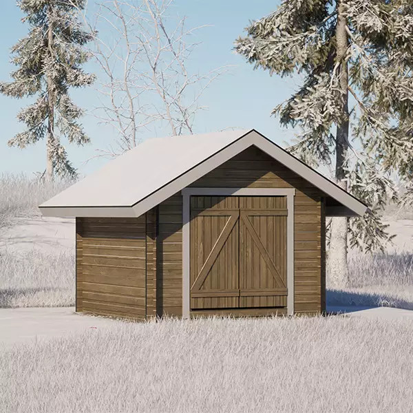 Hirsilato Suora S Pihavarasto 6m2 - Hirsiladot ja Pihaladot - 4100529 - 5