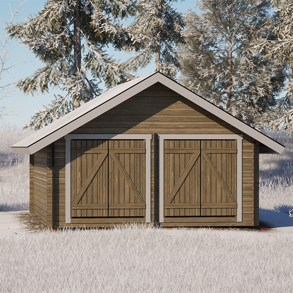 Timmerlada Suora XL Gårdsförråd 20m2 - Timmerlador - 41005067 - 5