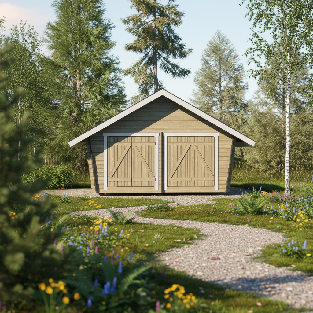 Hirsilato Umpi L Pihavarasto 16m2 - Hirsiladot ja Pihaladot - 41005010 - 3