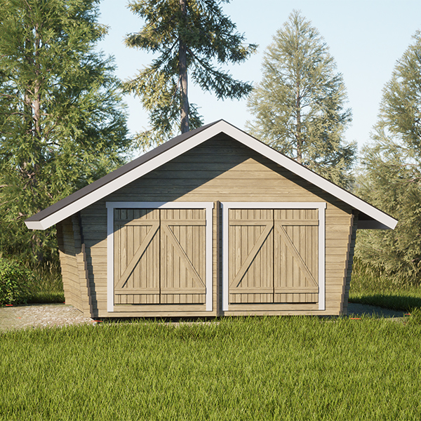 Hirsilato Umpi L Pihavarasto 16m2 - Hirsiladot ja Pihaladot - 41005010 - 4