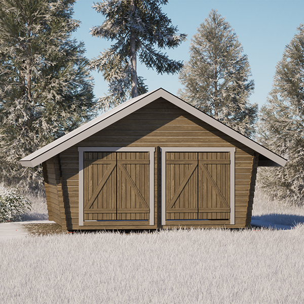 Hirsilato Umpi L Pihavarasto 16m2 - Hirsiladot ja Pihaladot - 41005010 - 5