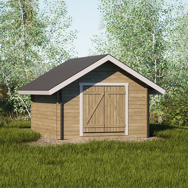 Hirsilato Suora M Pihavarasto 10m2 - Hirsiladot ja Pihaladot - 4100531 - 4