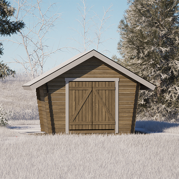 Hirsilato Umpi S Pihavarasto 6,2m2 - Hirsiladot ja Pihaladot - 41005027 - 5