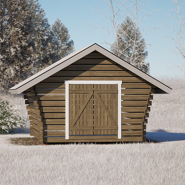 Hirsilato Rako M Pihavarasto 10m2 - Hirsiladot ja Pihaladot - 300078129 - 5