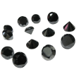1.01 Carat Oval Black Diamond AAA Grade view 2