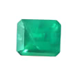 8x6 mm Octagon Emerald in A Grade view 1