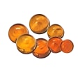 107.12 Ct Twt Golden Yellow Round Citrine Cabochon Lot Size 4 mm view 1