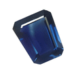4.05 Carats Fancy Cut Blue Sapphire in size: 10.2x8.5 mm view 1