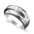 0.85 Carats VS Diamond Ring in 18k White Gold view 1