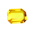 2 Carats Emerald Cut Yellow Sapphire in size: 8.8x6.7 mm view 1