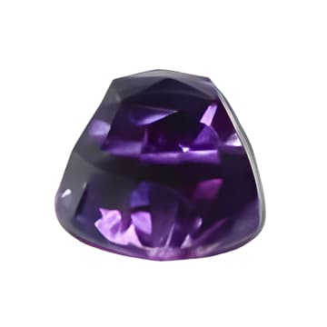7 mm Round Bullet Amethyst Diamond cut in A Grade