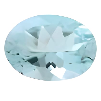 2.47 Ct Oval Certified Aquamarine Superfine Grade