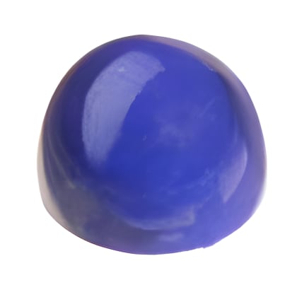 6 mm Cabochon Bullet Deep Blue Lapis in AAA Grade
