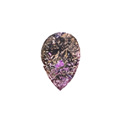 25x18 mm Pear Mystic Golden Pink Drusy Quartz