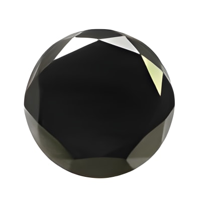 1 Carat Round Moissanite Synthetic Diamond