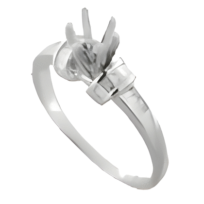 0.23 Ct VS Diamond Semi Mounting 18K White Gold
