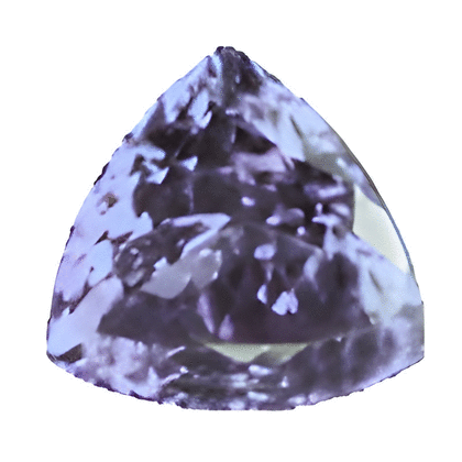 8.5 mm Trillion Tanzanite in Light Grade