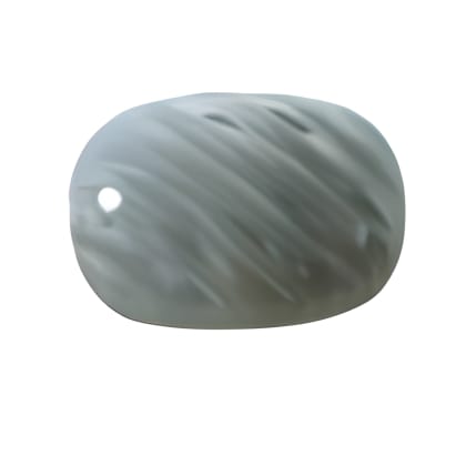20x14 mm Silver Grey Long Cushion Opal in AAA Grade