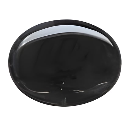 30x22 mm Black Oval Onyx in AAA grade