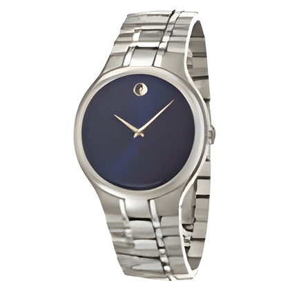 Movado Men's 'Collection' Stainless Steel Swiss Quartz
