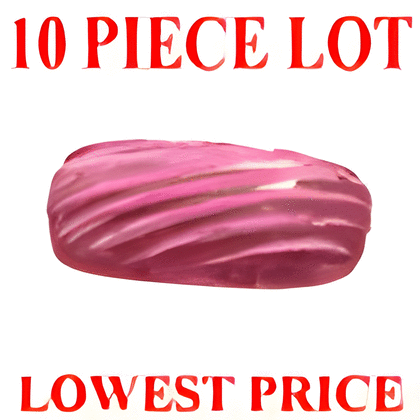 12x10 mm L Cushion Carvings Pink Rubelite Tourmaline 10 pc Lot
