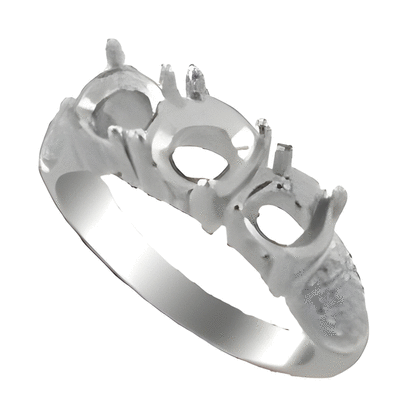 0.41 Ct VS Diamond Semi Mounting 18K White Gold