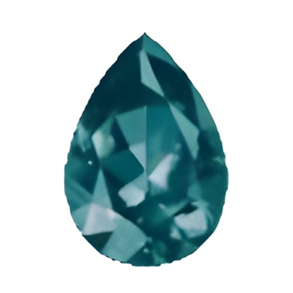 5x4 mm Pear Blue Tourmaline in AAA grade